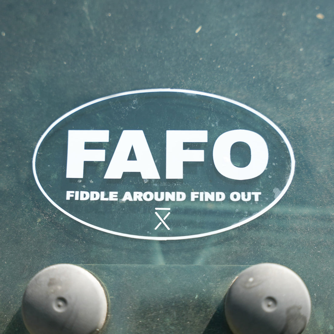FAFO Decal Sticker - Fiddle Around Find Out