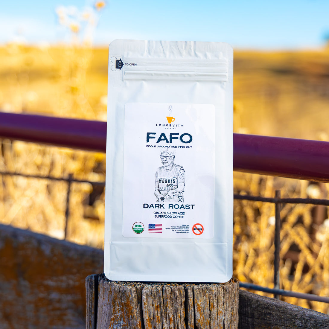 Granny's FAFO Dark Roast Organic Coffee - Whole Bean