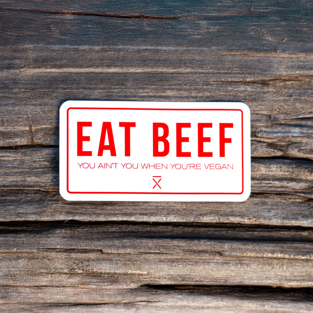 EAT BEEF Sticker