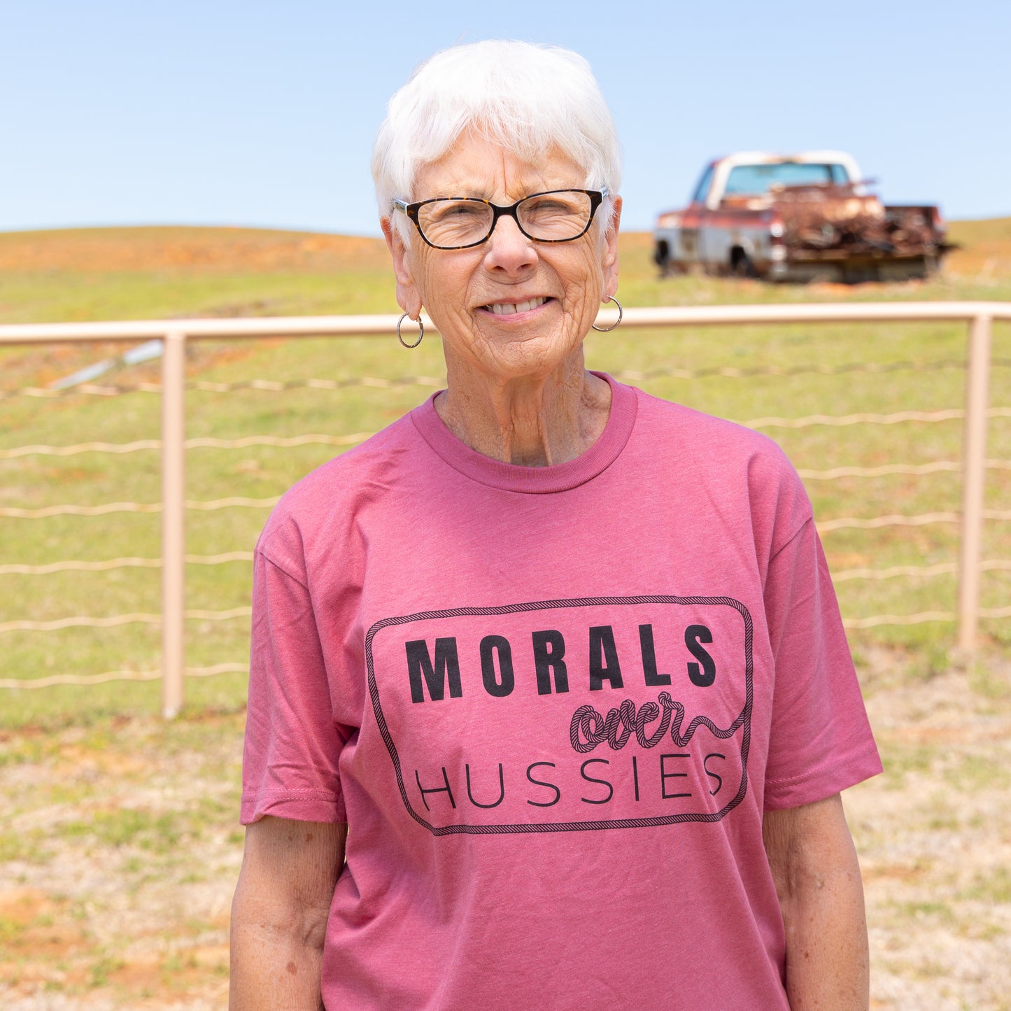 
                  
                    Morals Over Hussies Tee with Rope
                  
                