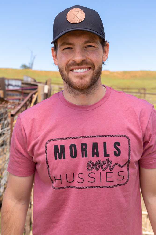 
                  
                    Morals Over Hussies Tee with Rope
                  
                