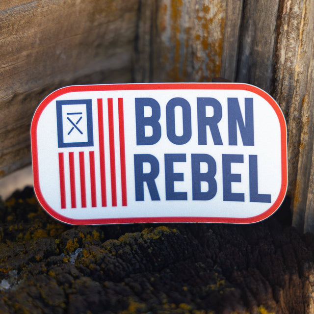 BORN REBEL Sticker
