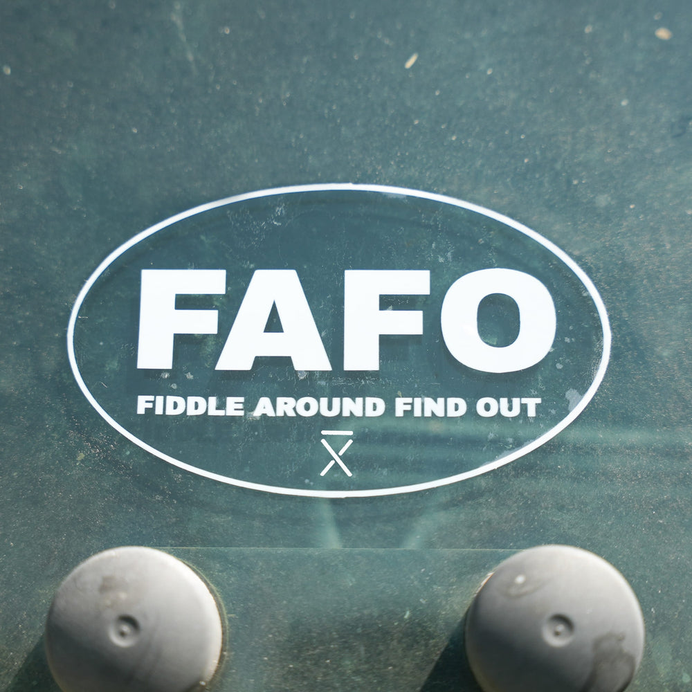 FAFO Decal Sticker - Fiddle Around Find Out