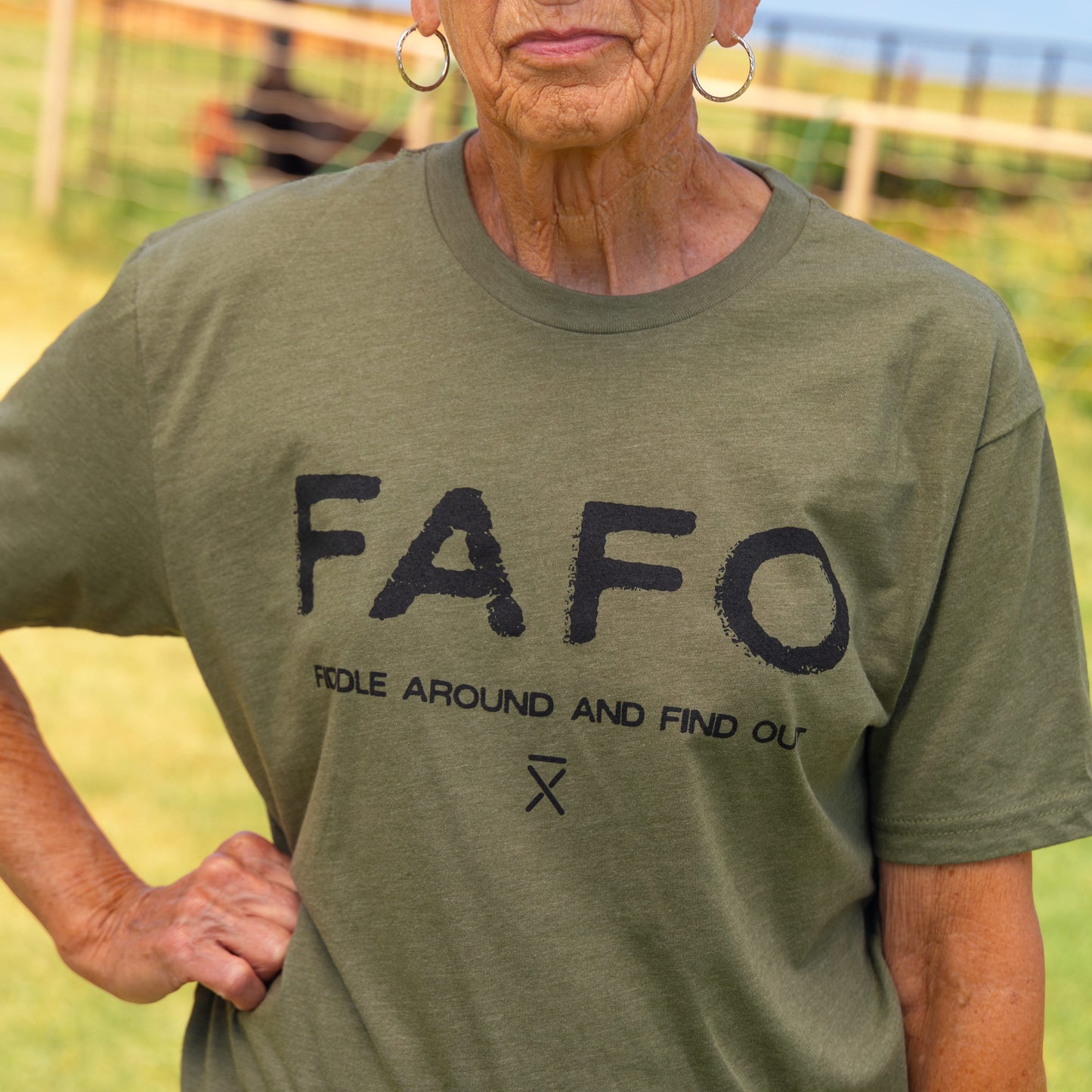
                  
                    FAFO Military Green T-Shirt
                  
                