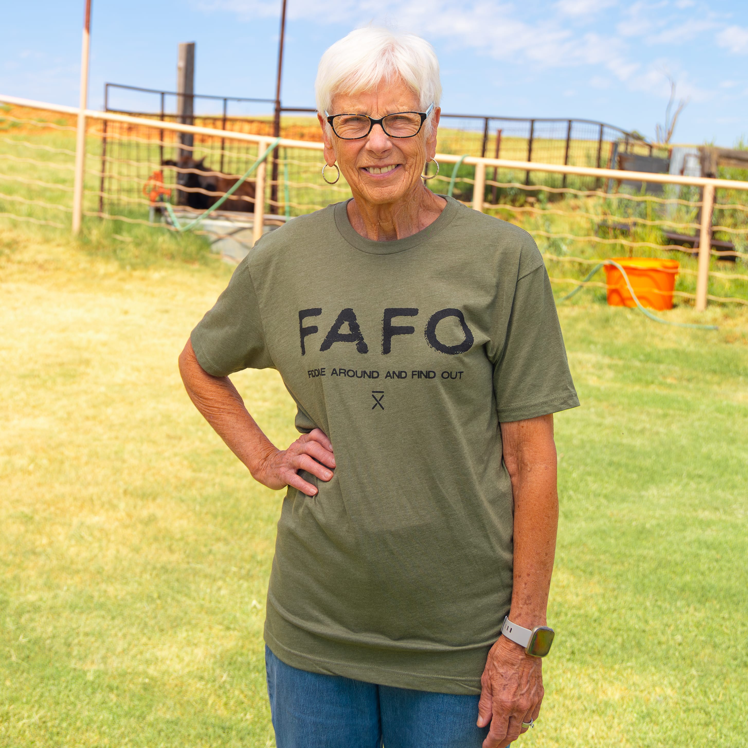 FAFO Military Green T-Shirt
