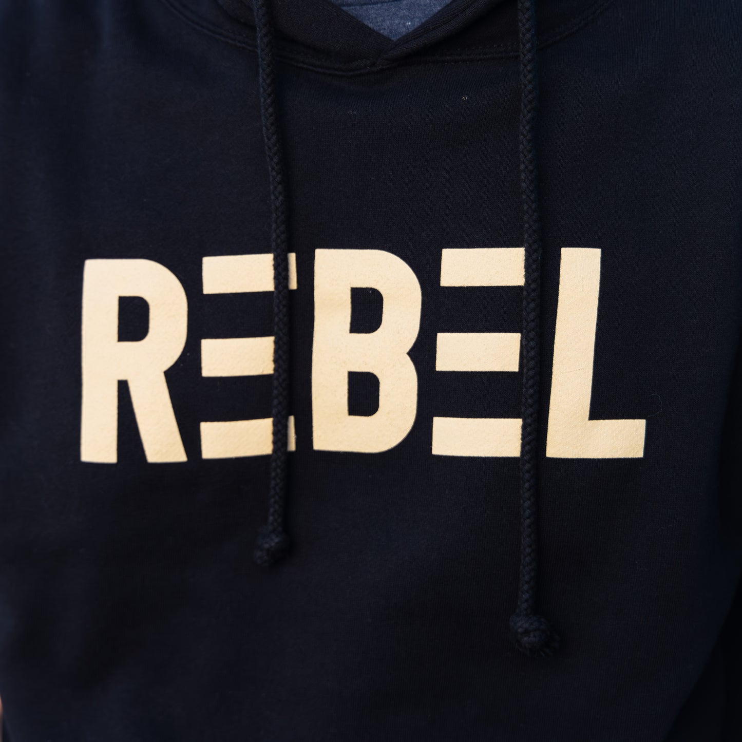 
                  
                    REBEL Black Hoodie
                  
                