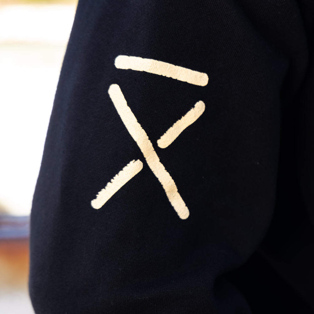 REBEL Black Hoodie – Gatlin Didier's Bar X Apparel