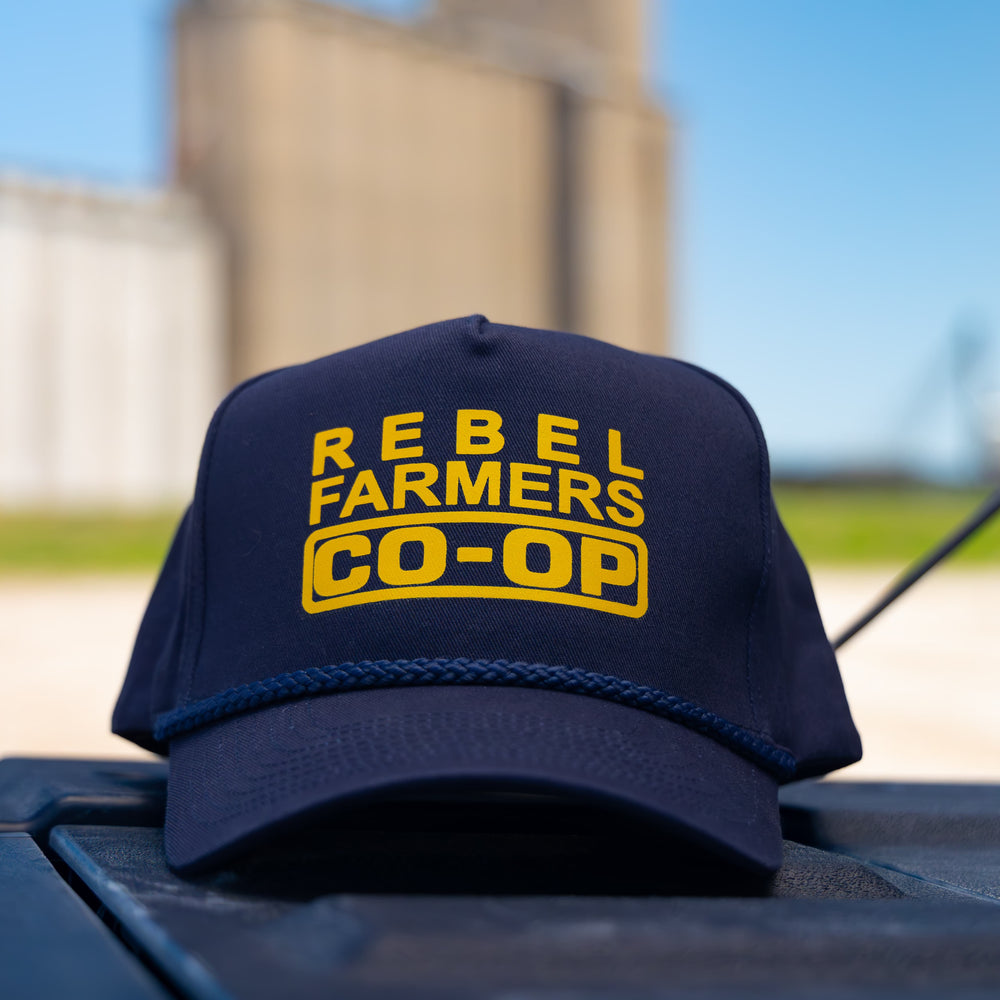 
                  
                    Rebel Farmers CO-OP Cap Blue & Gold
                  
                