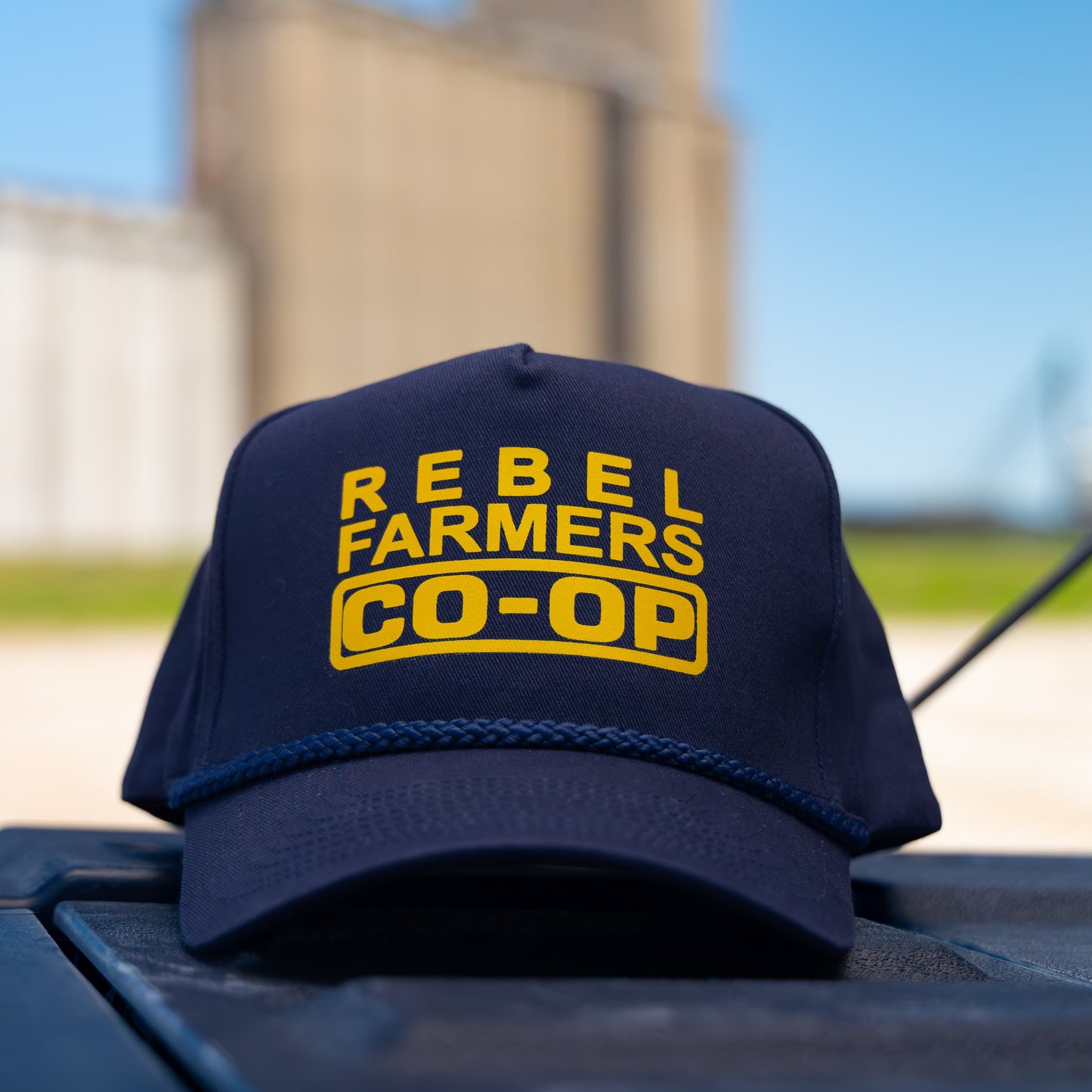 
                  
                    Rebel Farmers CO-OP Cap Blue & Gold
                  
                