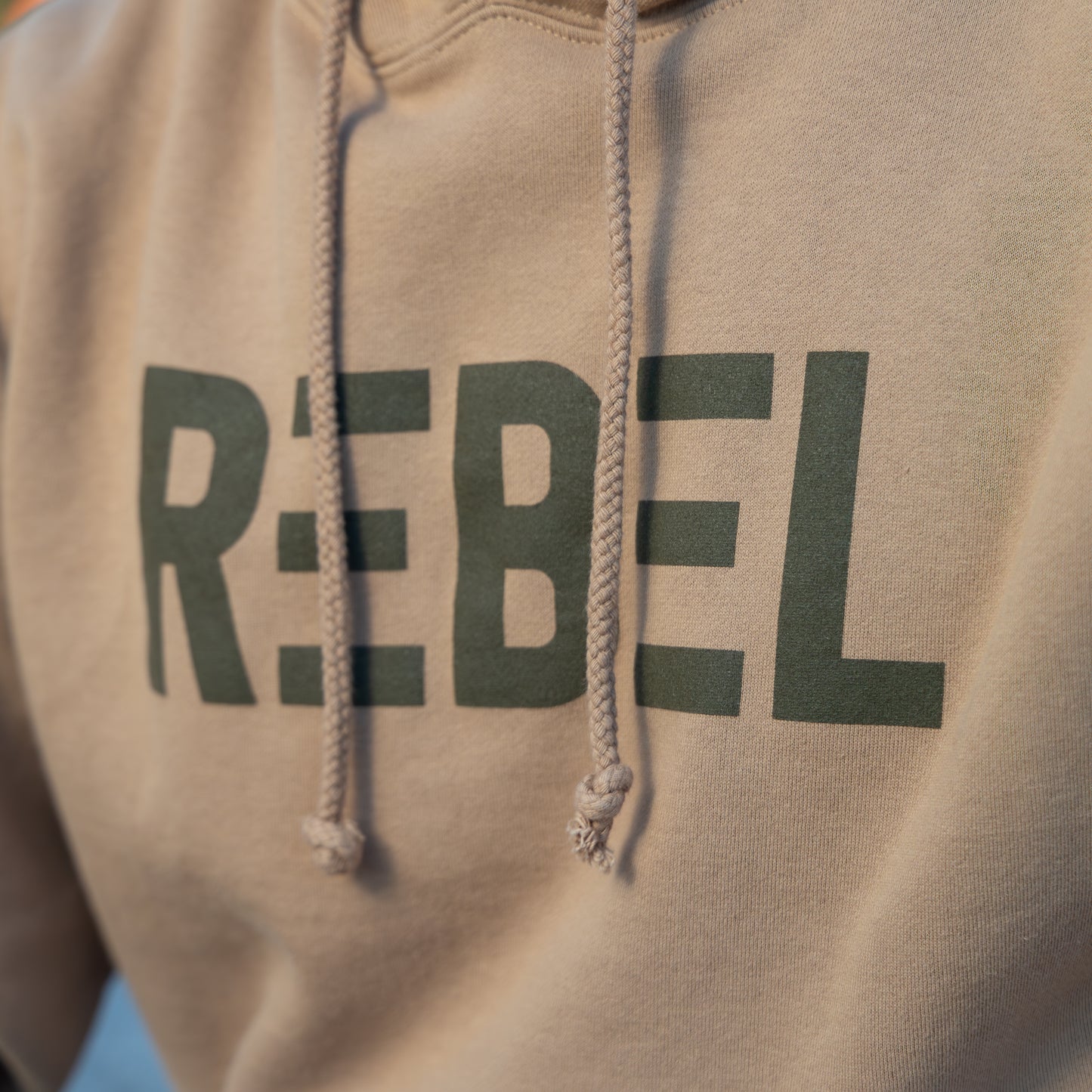 
                  
                    REBEL Sand Hoodie
                  
                