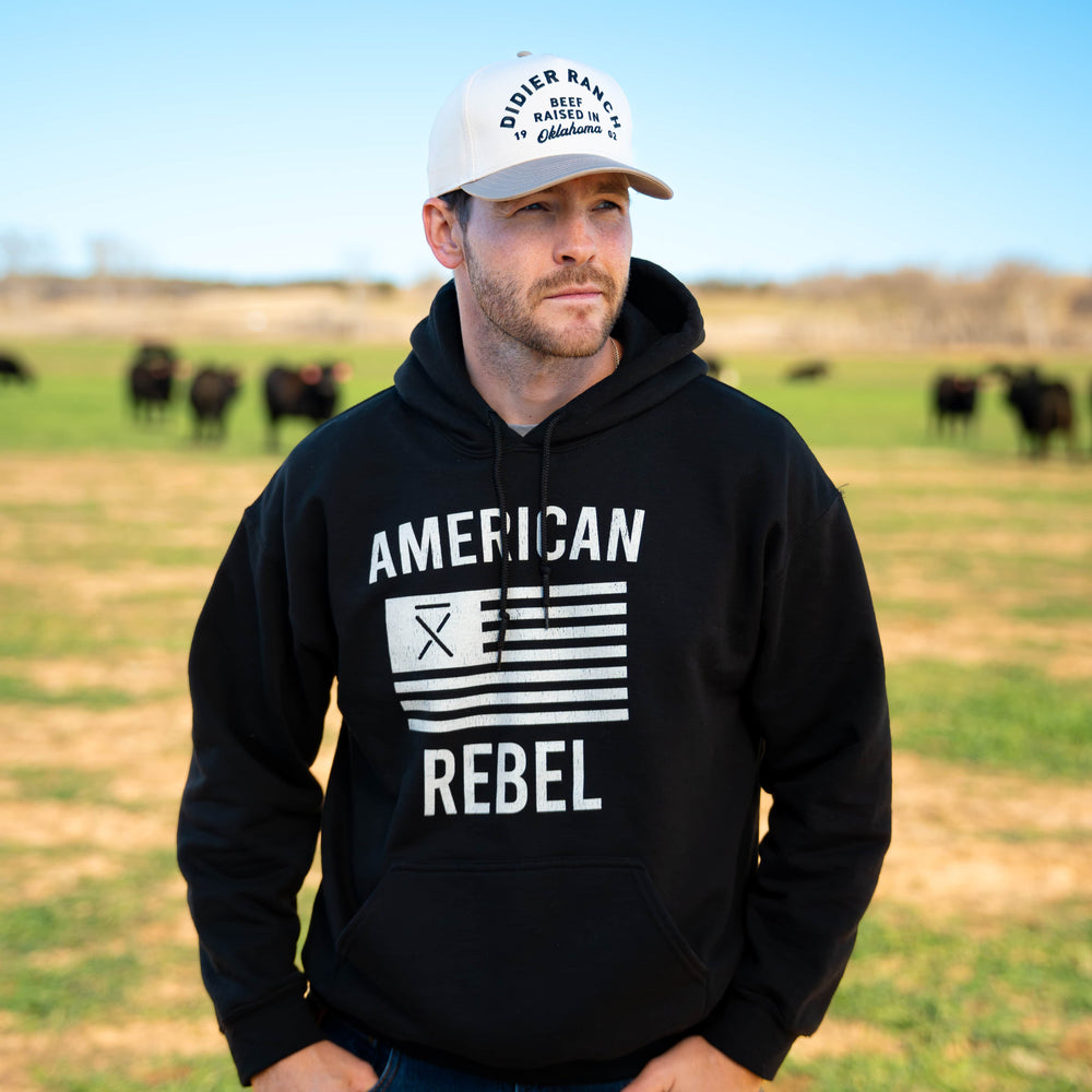 American Rebel Hoodie - Black