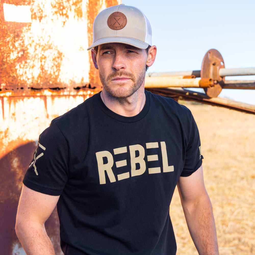 REBEL Black T-Shirt