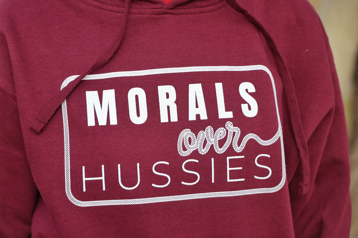 
                  
                    Morals Over Hussies Hoodies
                  
                